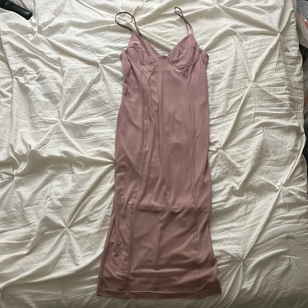 Long Pink “By The Way” Small Dress